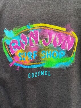 RON JON SURF SHOP Cozumel Adult Medium Charcoal T-Shirt